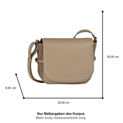 Gabor 012099 Noelle Taupe Saddle Bag