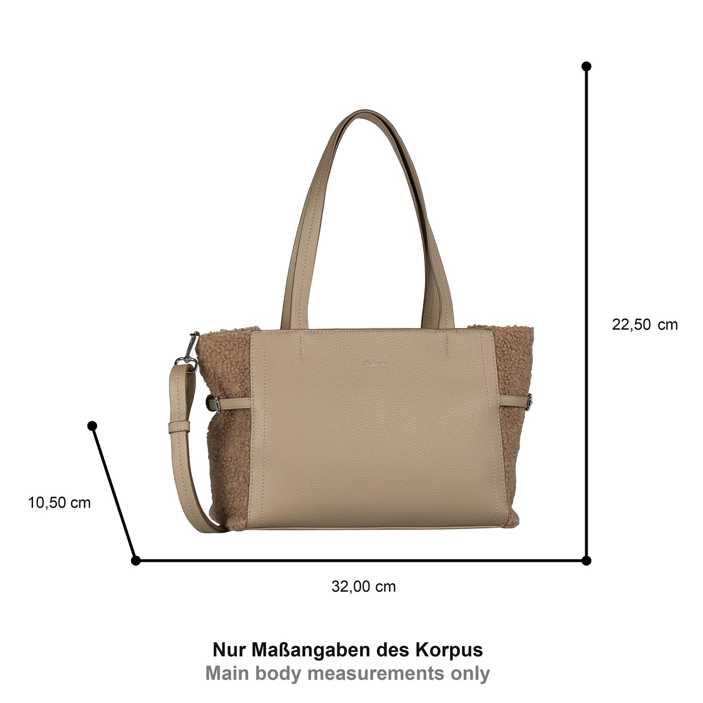 Gabor 012101 Noelle Taupe Handbag