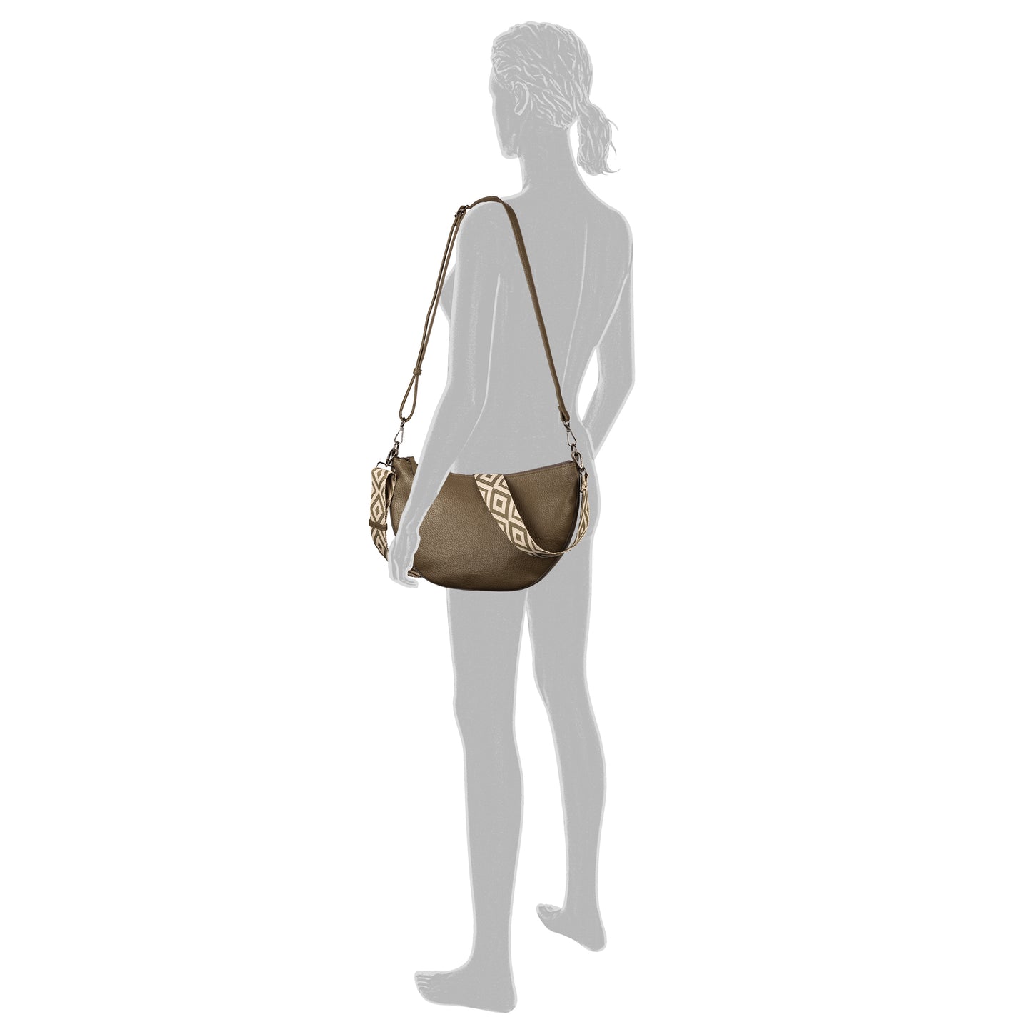 Gabor 012090 Linda Khaki Cross Bag