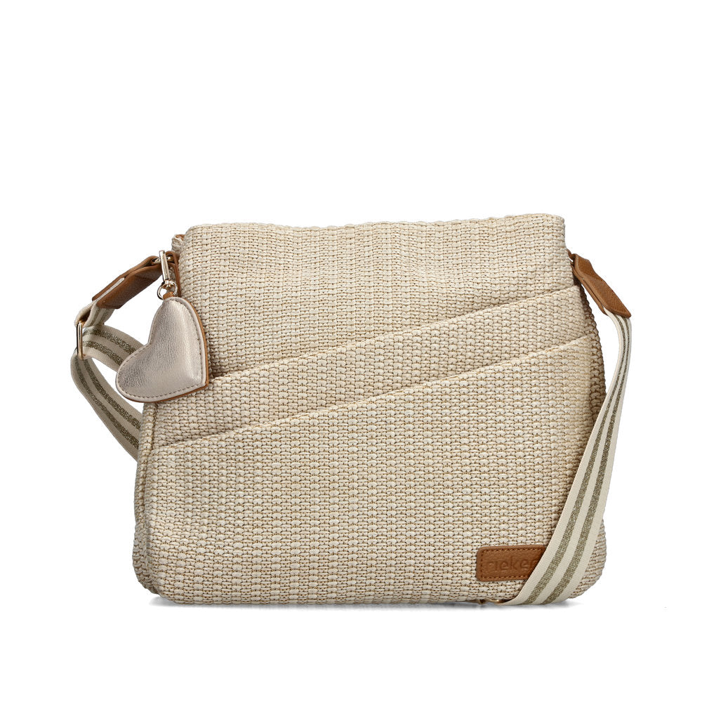 Rieker H1004-62 Beige & Pale Gold Handbag