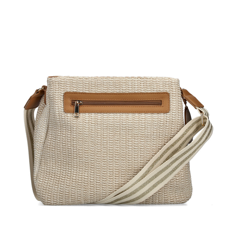 Rieker H1004-62 Beige & Pale Gold Handbag