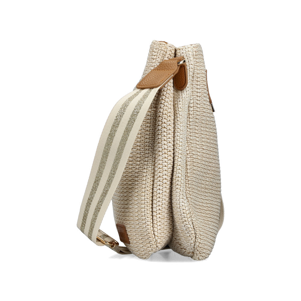 Rieker H1004-62 Beige & Pale Gold Handbag