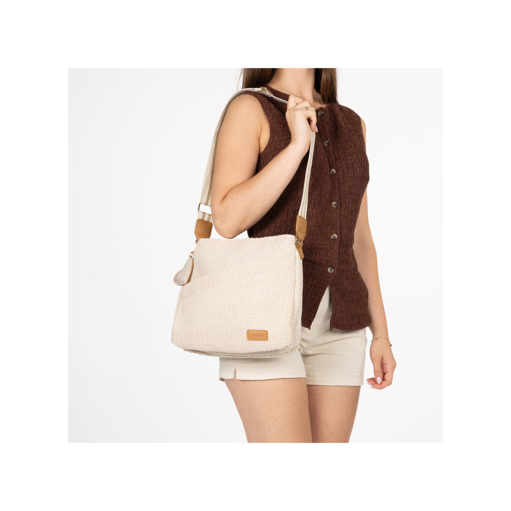 Rieker H1004-62 Beige & Pale Gold Handbag