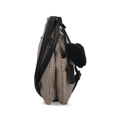 Rieker H1005-90 Beige & Black Handbag