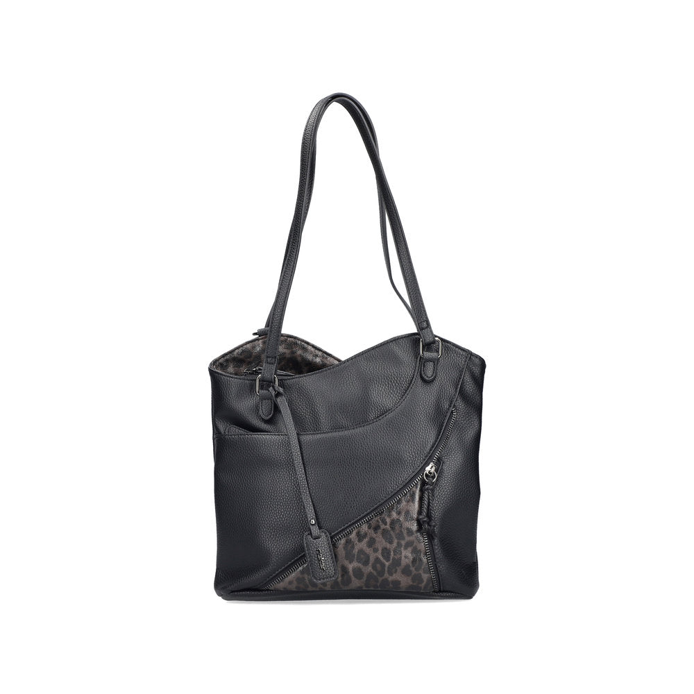 Rieker H1025-01 Black & Grey Handbag