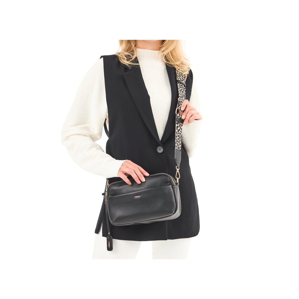 Rieker H1029-00 Black Cross Body Bag