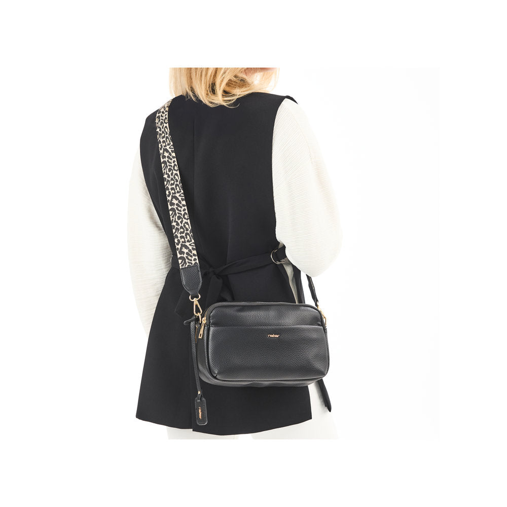Rieker H1029-00 Black Cross Body Bag