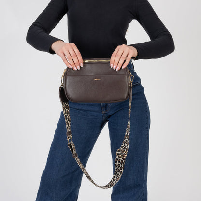 Rieker H1029-25 Schoko Brown Cross Body Bag