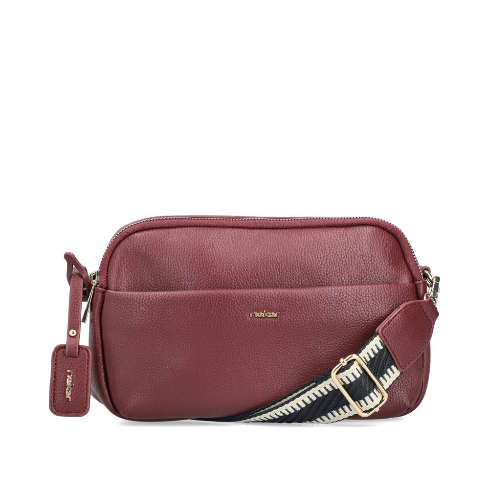 Rieker H1029-30 Brombeer Wine Cross Body Bag