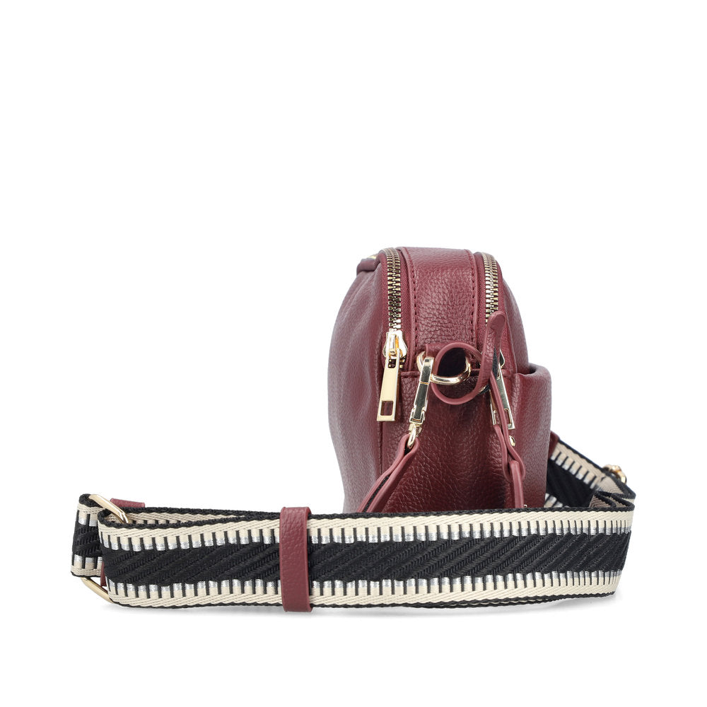Rieker H1029-30 Brombeer Wine Cross Body Bag