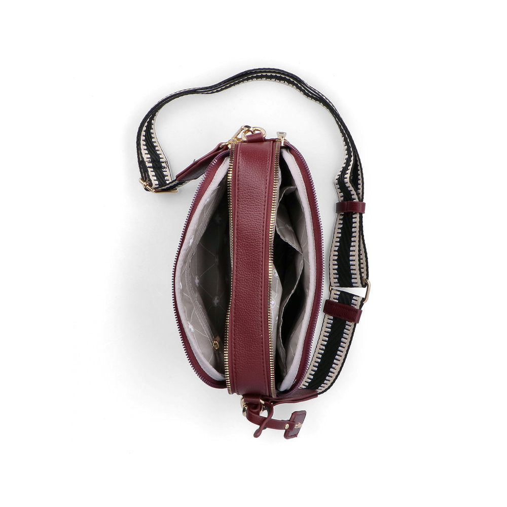 Rieker H1029-30 Brombeer Wine Cross Body Bag