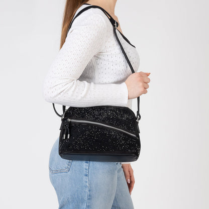 Rieker H1031-91 Black Cross Body Bag