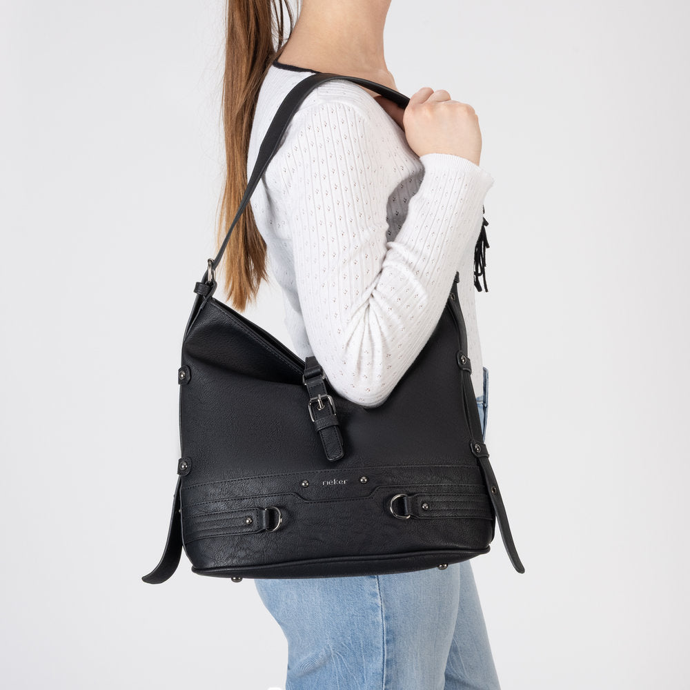 Rieker H1043-00 Black Handbag