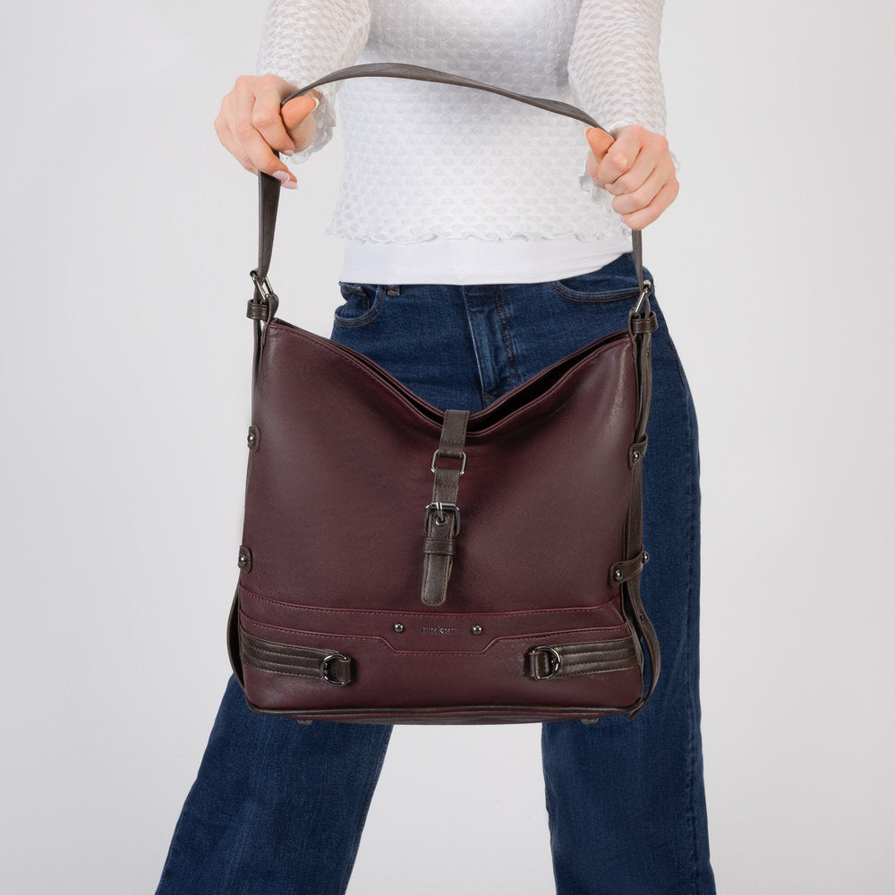Rieker H1043-35 Burgundy Handbag