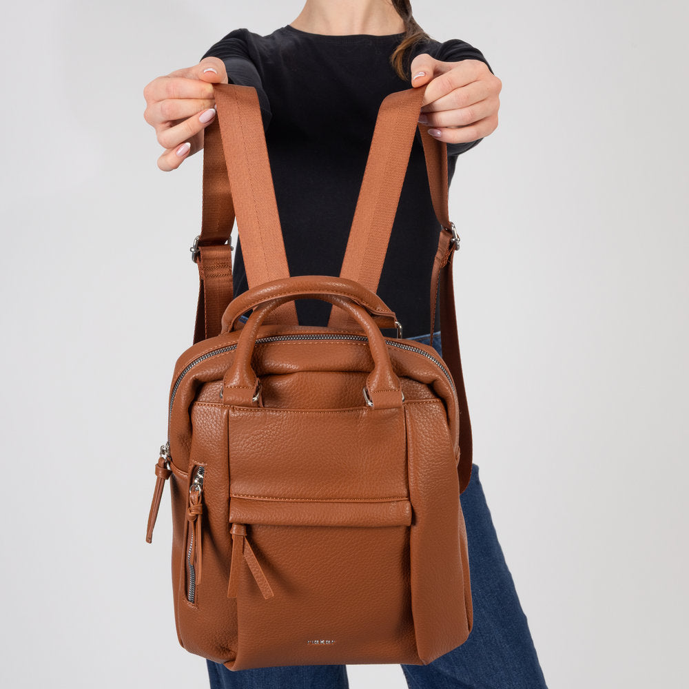 Rieker H1050-22 Cognac Tan Backpack