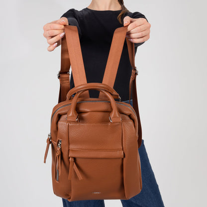 Rieker H1050-22 Cognac Tan Backpack
