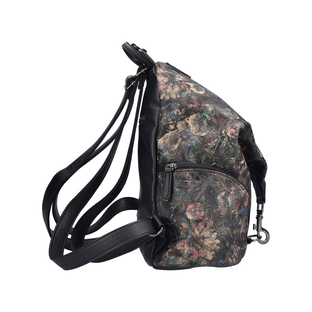 Rieker H1055-91 Black Pastel Combi Backpack