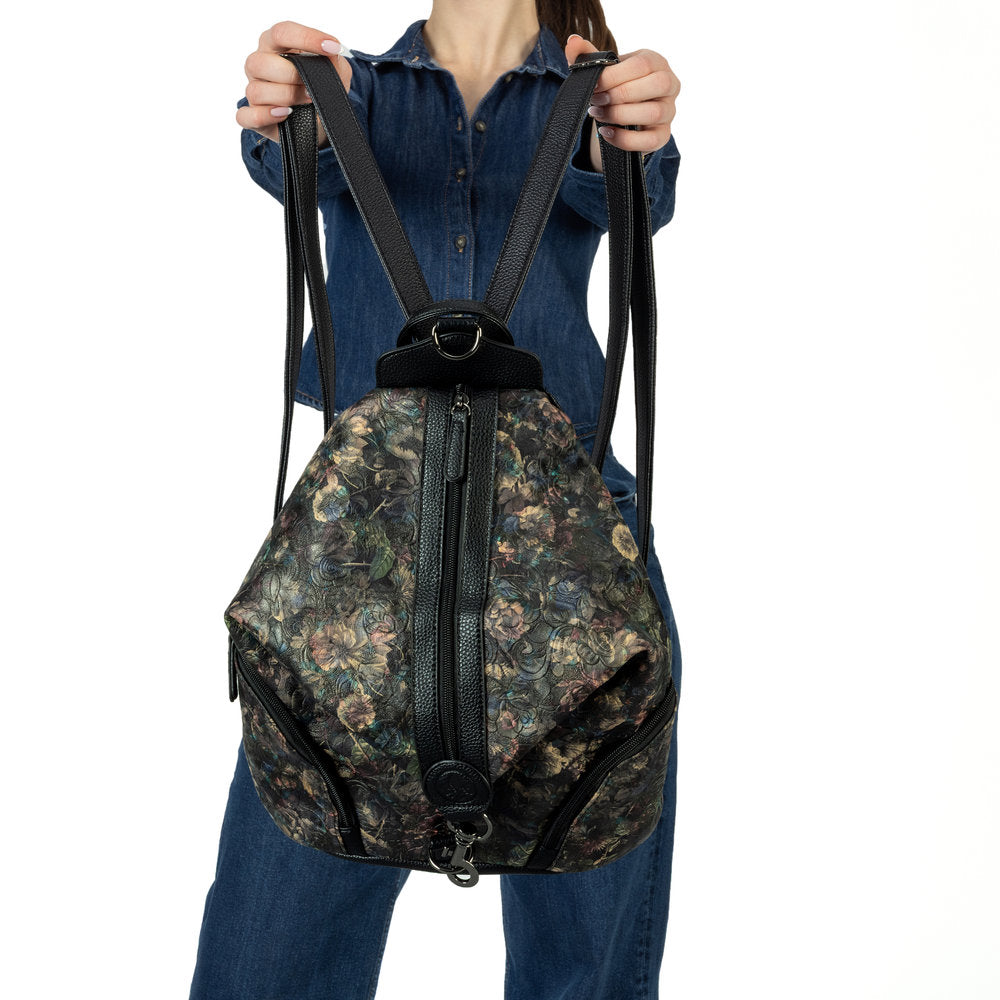 Rieker H1055-91 Black Pastel Combi Backpack
