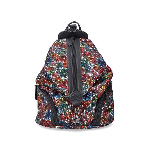 Rieker H1055-94 Black Multi Dot Backpack