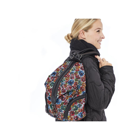 Rieker H1055-94 Black Multi Dot Backpack