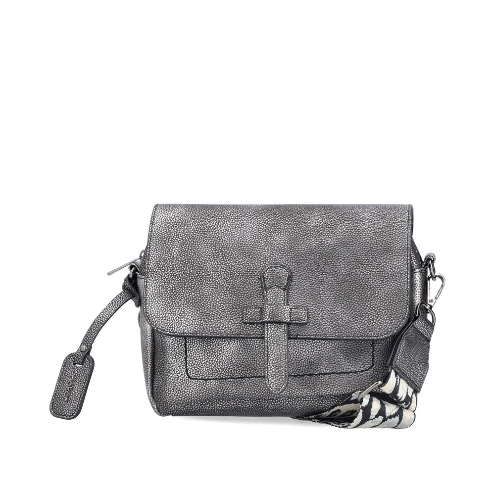 Rieker H1101-42 Dark Silver Cross Body Bag