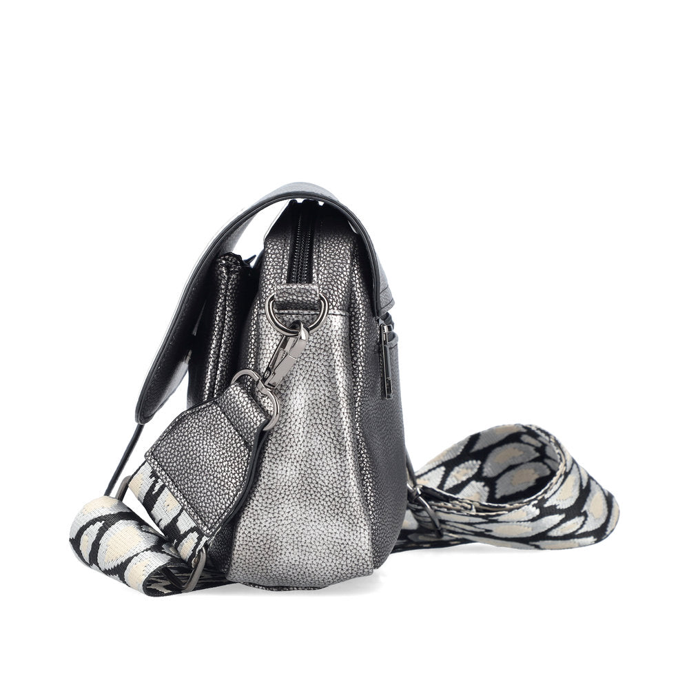 Rieker H1101-42 Dark Silver Cross Body Bag