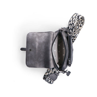 Rieker H1101-42 Dark Silver Cross Body Bag