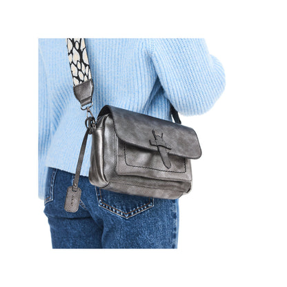 Rieker H1101-42 Dark Silver Cross Body Bag