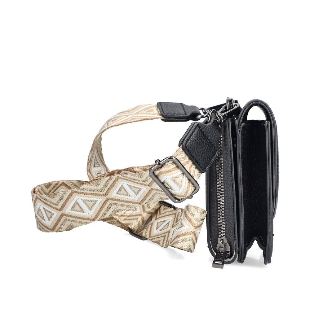 Rieker H1125-00 Black Cross Body Bag