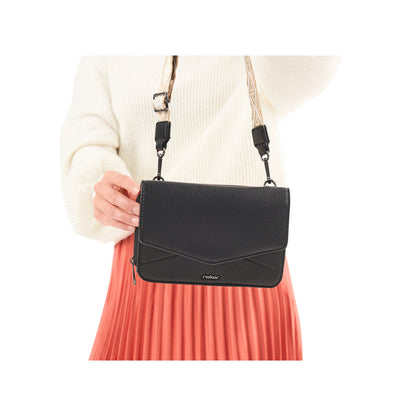 Rieker H1125-00 Black Cross Body Bag