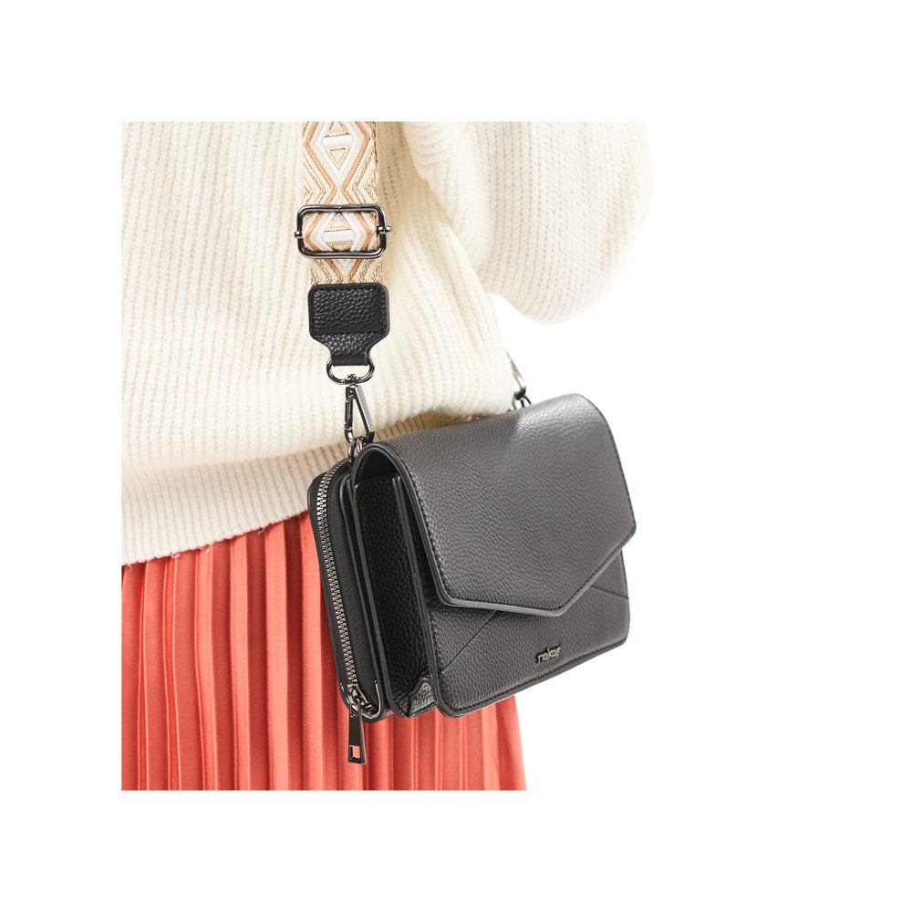 Rieker H1125-00 Black Cross Body Bag