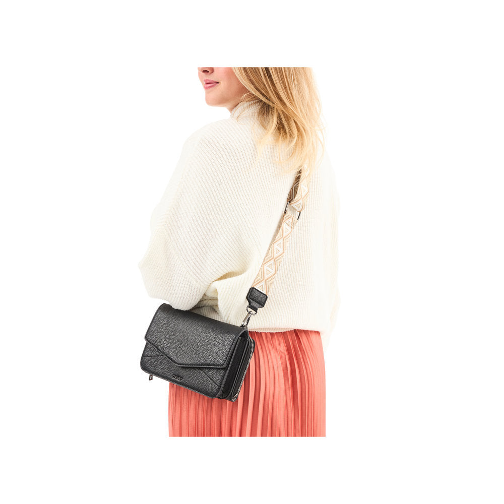 Rieker H1125-00 Black Cross Body Bag
