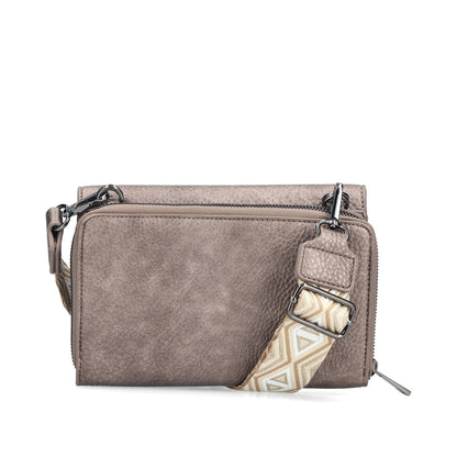 Rieker H1125-90 Antique Silver Cross Body Bag