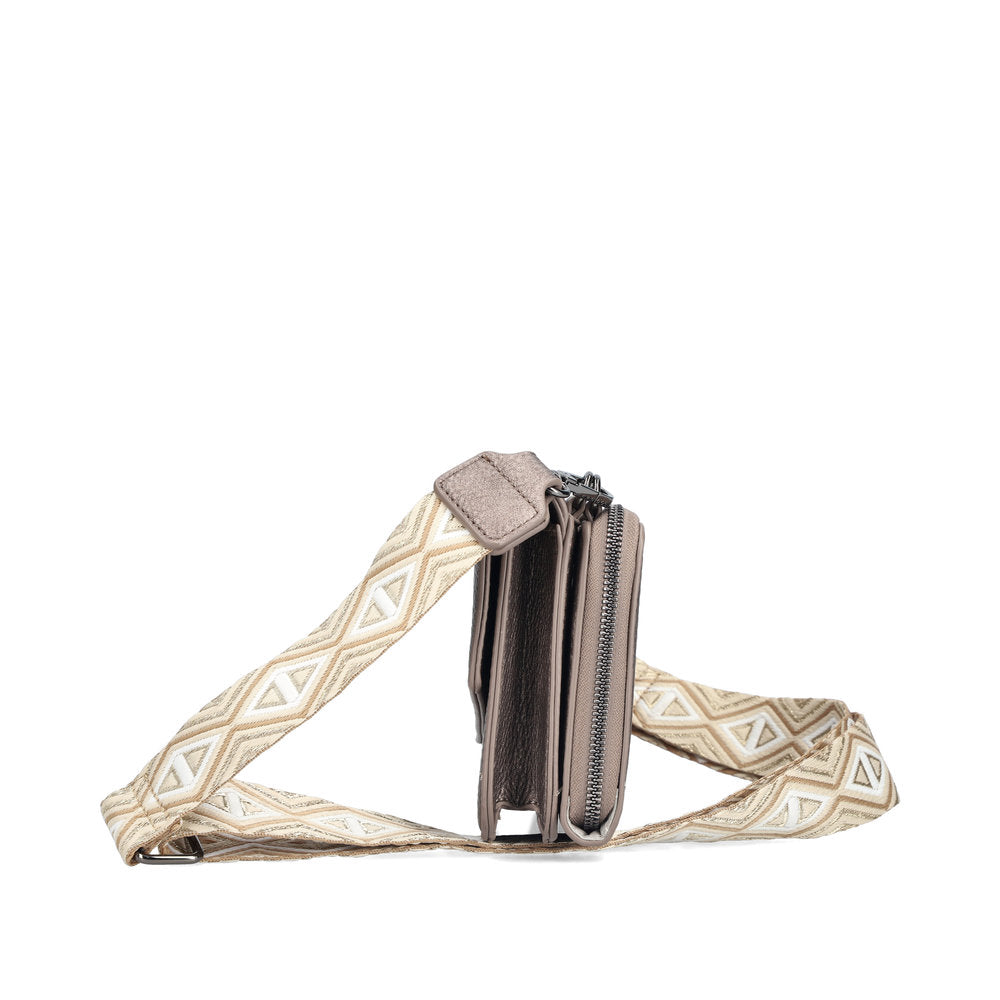 Rieker H1125-90 Antique Silver Cross Body Bag