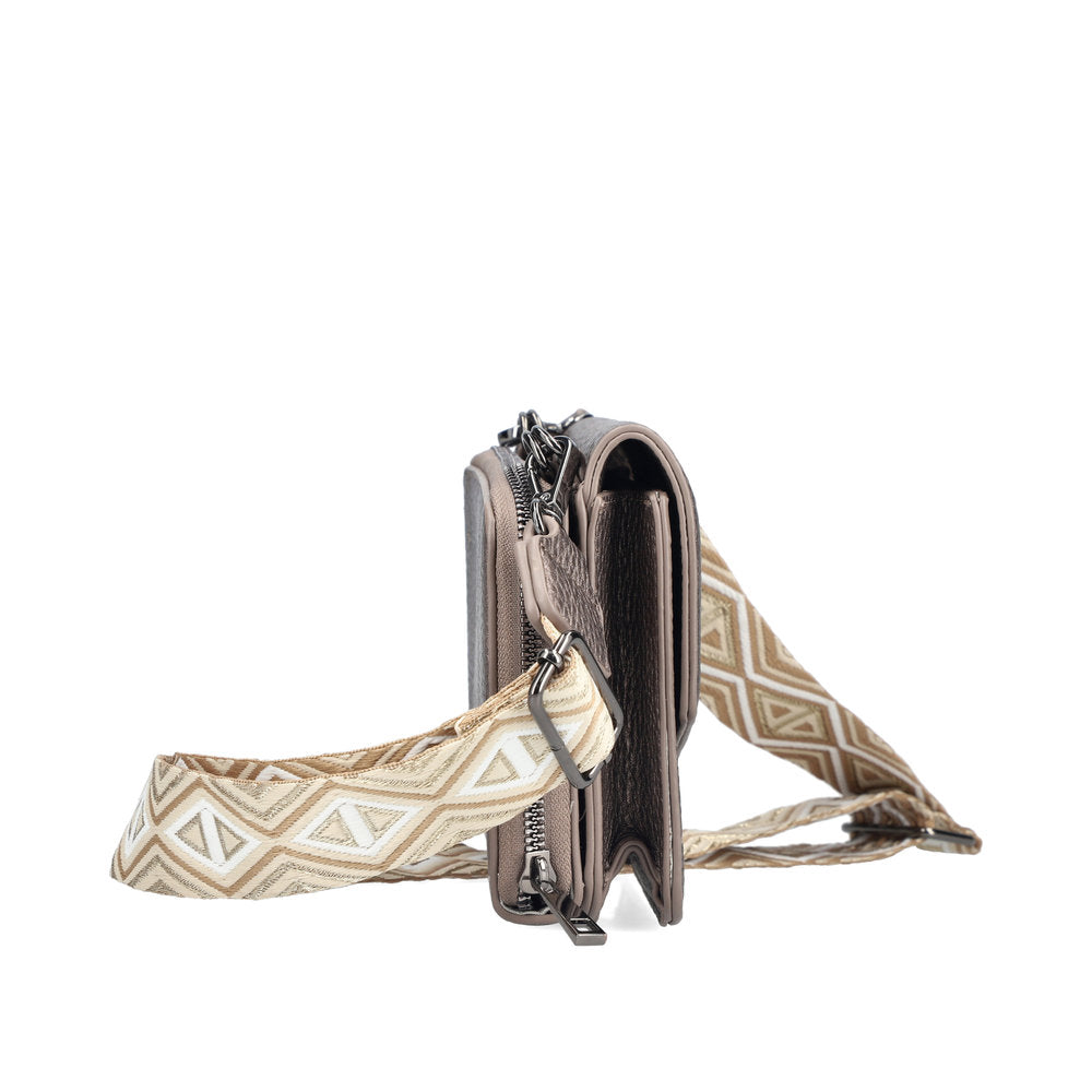 Rieker H1125-90 Antique Silver Cross Body Bag
