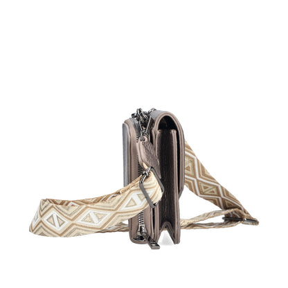 Rieker H1125-90 Antique Silver Cross Body Bag