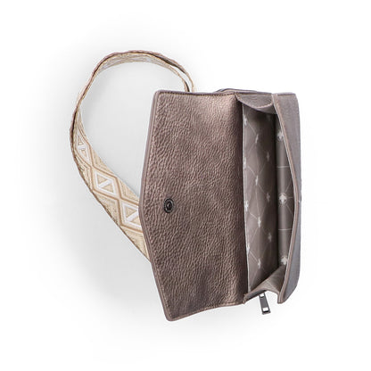 Rieker H1125-90 Antique Silver Cross Body Bag