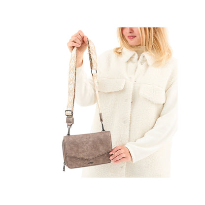 Rieker H1125-90 Antique Silver Cross Body Bag