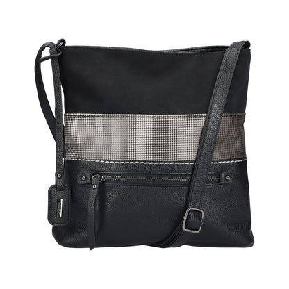 Rieker H1301-90 Black & Stone Combi Handbag