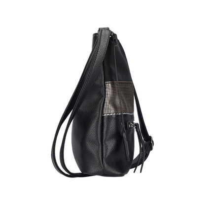 Rieker H1301-90 Black & Stone Combi Handbag