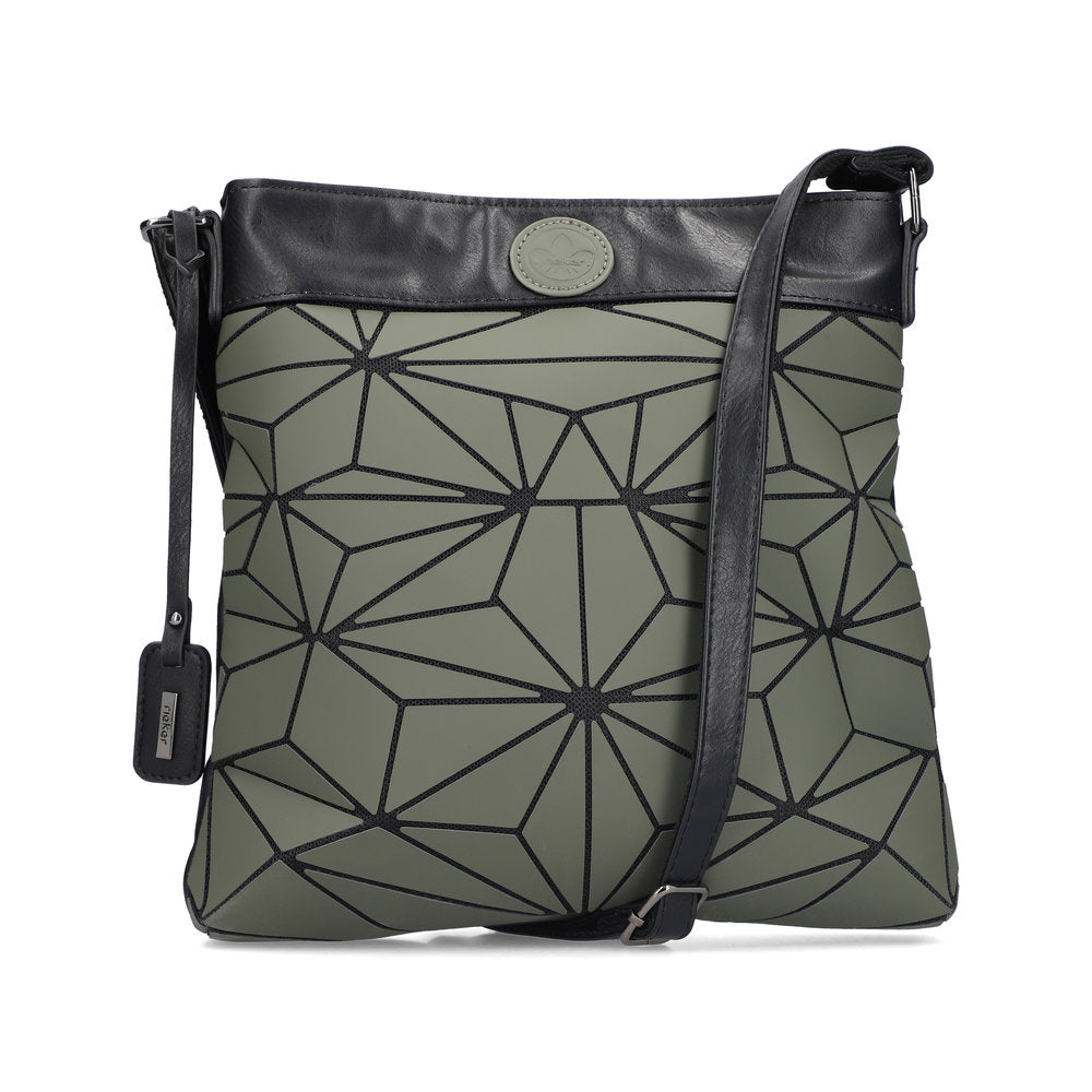 Rieker H1316-54 Khaki & Black Combi Handbag