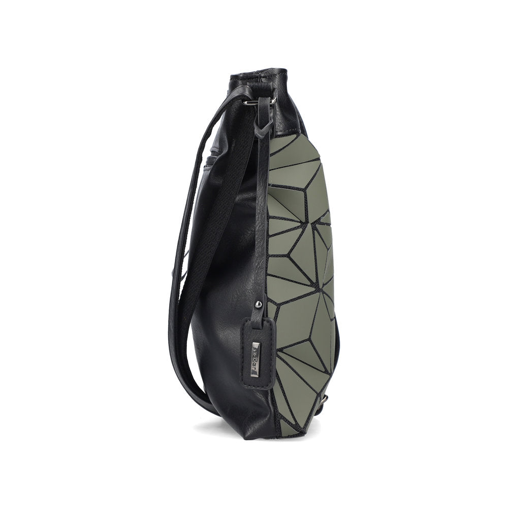 Rieker H1316-54 Khaki & Black Combi Handbag