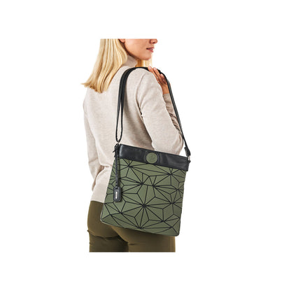 Rieker H1316-54 Khaki & Black Combi Handbag