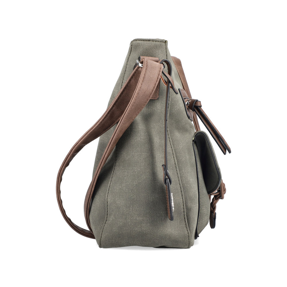 Rieker H1340-54 Khaki & Brown Handbag