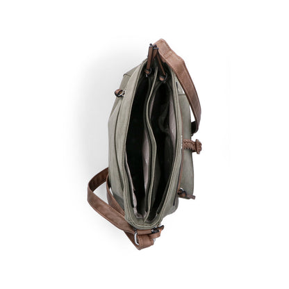 Rieker H1340-54 Khaki & Brown Handbag