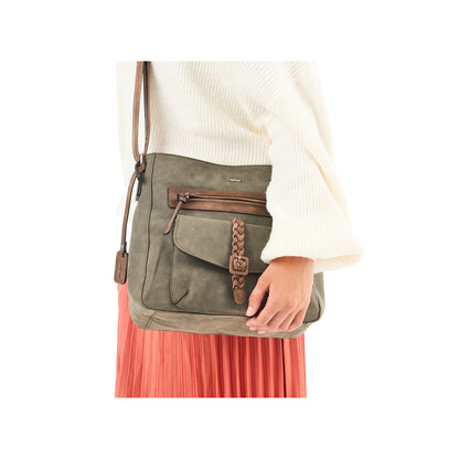 Rieker H1340-54 Khaki & Brown Handbag