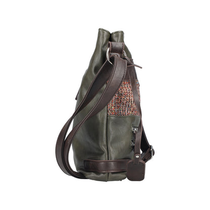 Rieker H1346-35 Green Multi Handbag