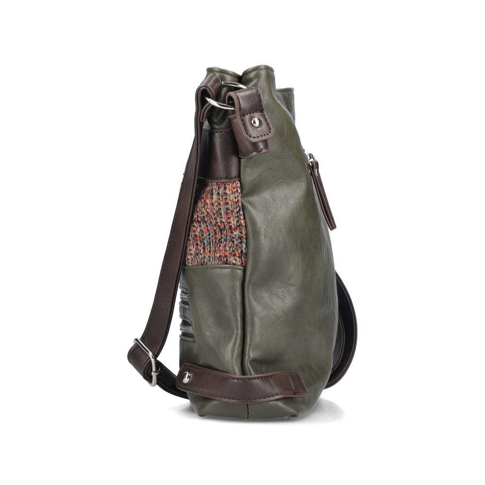 Rieker H1346-35 Green Multi Handbag