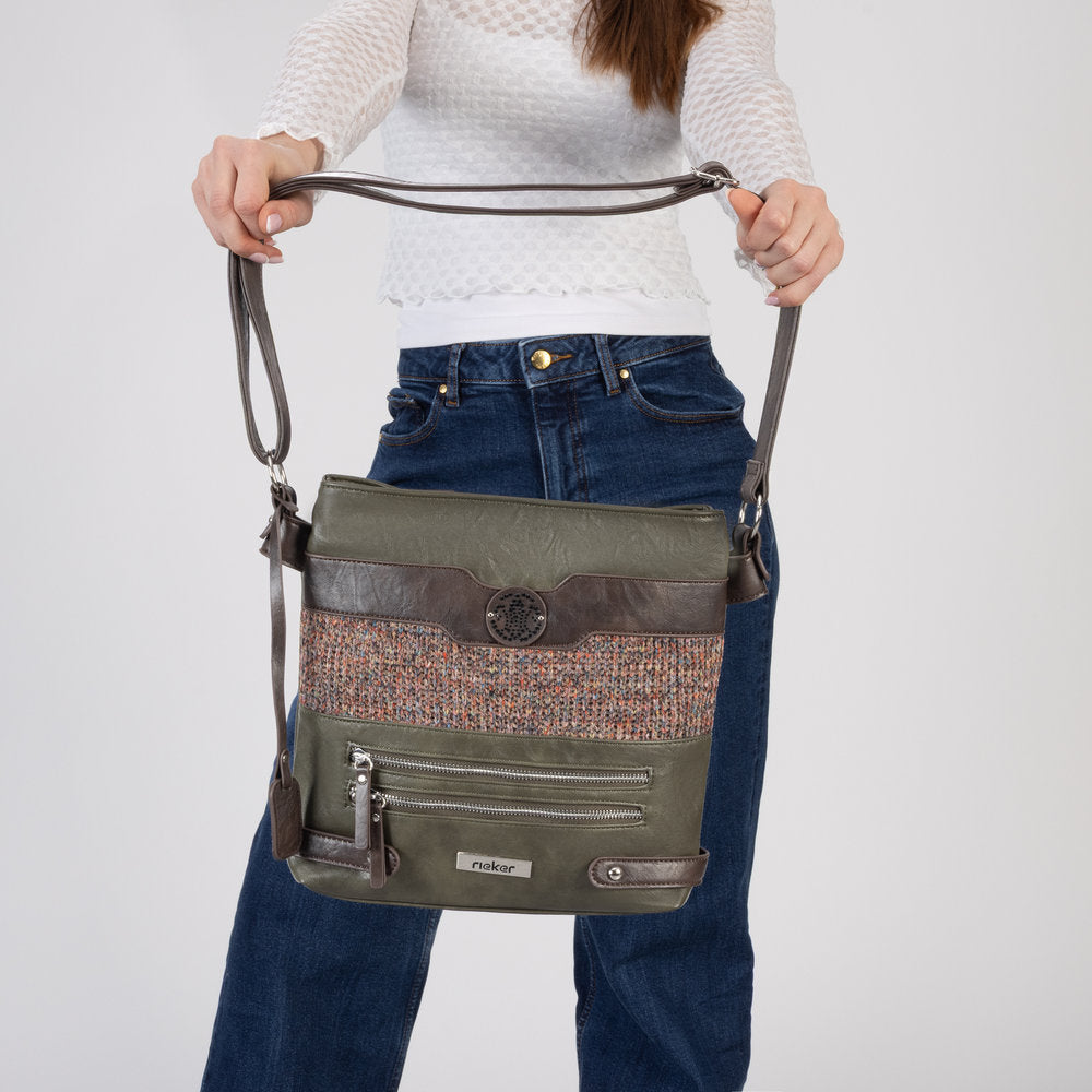 Rieker H1346-35 Green Multi Handbag