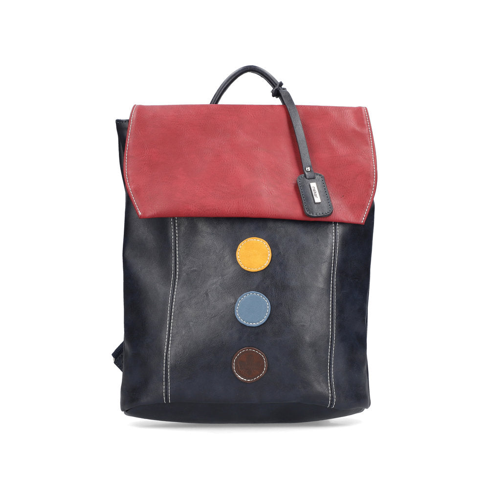 Rieker H1357-14 Navy & Wine Backpack